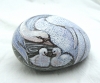 Hand Painted Rocks -  Elegant Swan
